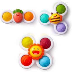 Spinning Suction Cup Sensory Toy for Babies and Toddlers