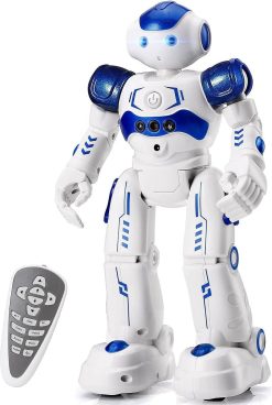 Remote Control Robot Toy with Gesture Control, Music and LED Lights